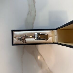 Sterling Silver Whale Tail Cuff